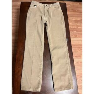 VINTAGE 1970'S RUSTLER MEN'S TAN CORDUROY REGULAR FIT STYLE 89661TN SZ 34X34